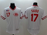 Cincinnati Reds #17 Chris Sabo White 2016 Flexbase Authentic Collection Cooperstown Stitched Jersey,baseball caps,new era cap wholesale,wholesale hats